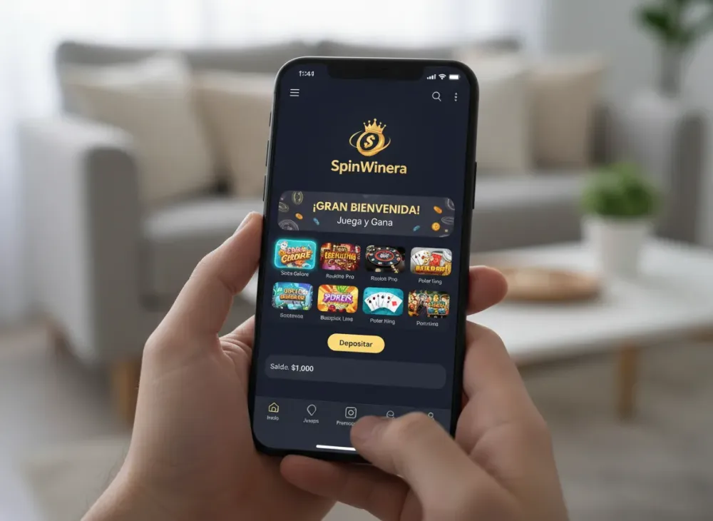 Spinwinera app reseña funciones y experiencia móvil